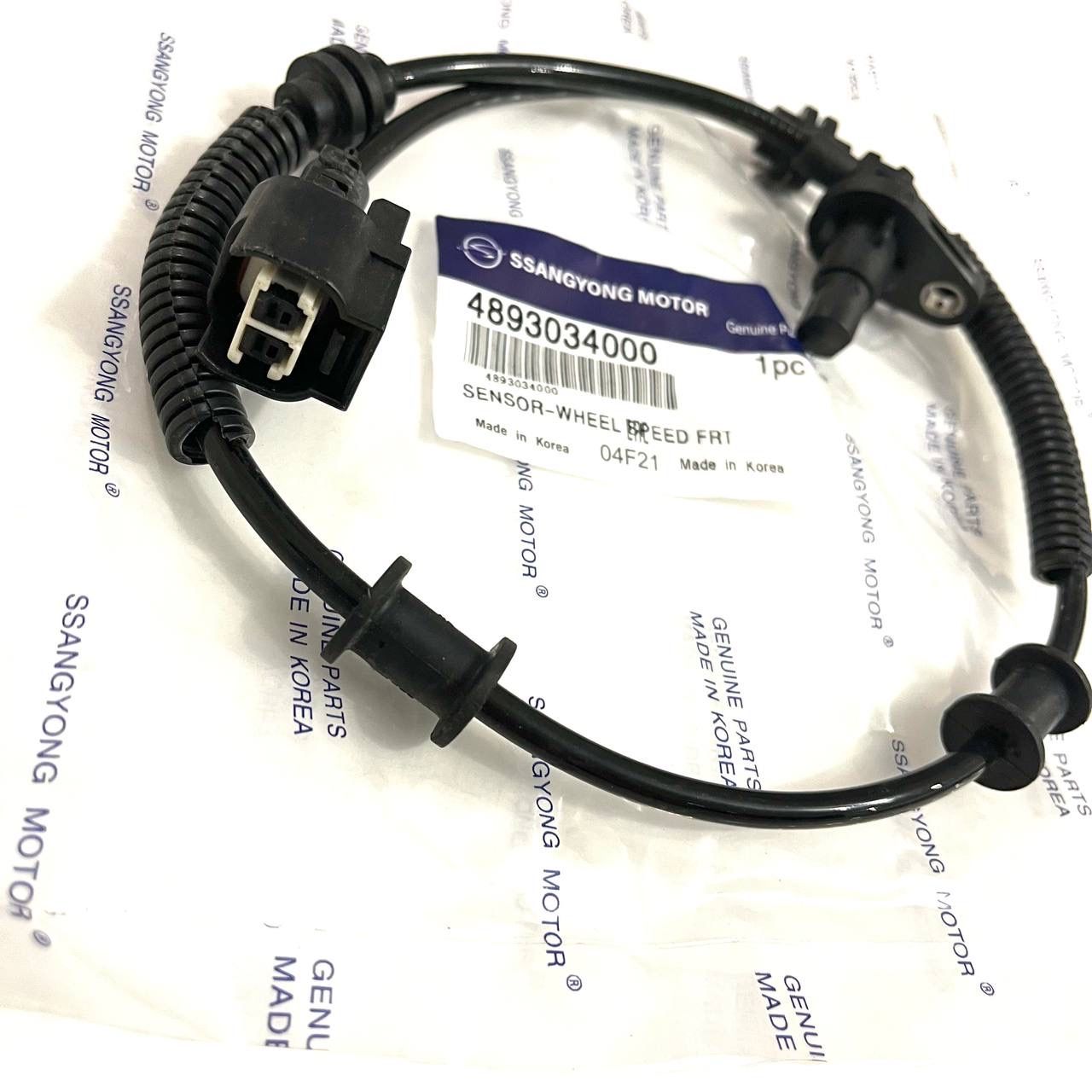 Датчик abs передний ssangyong 4893034000