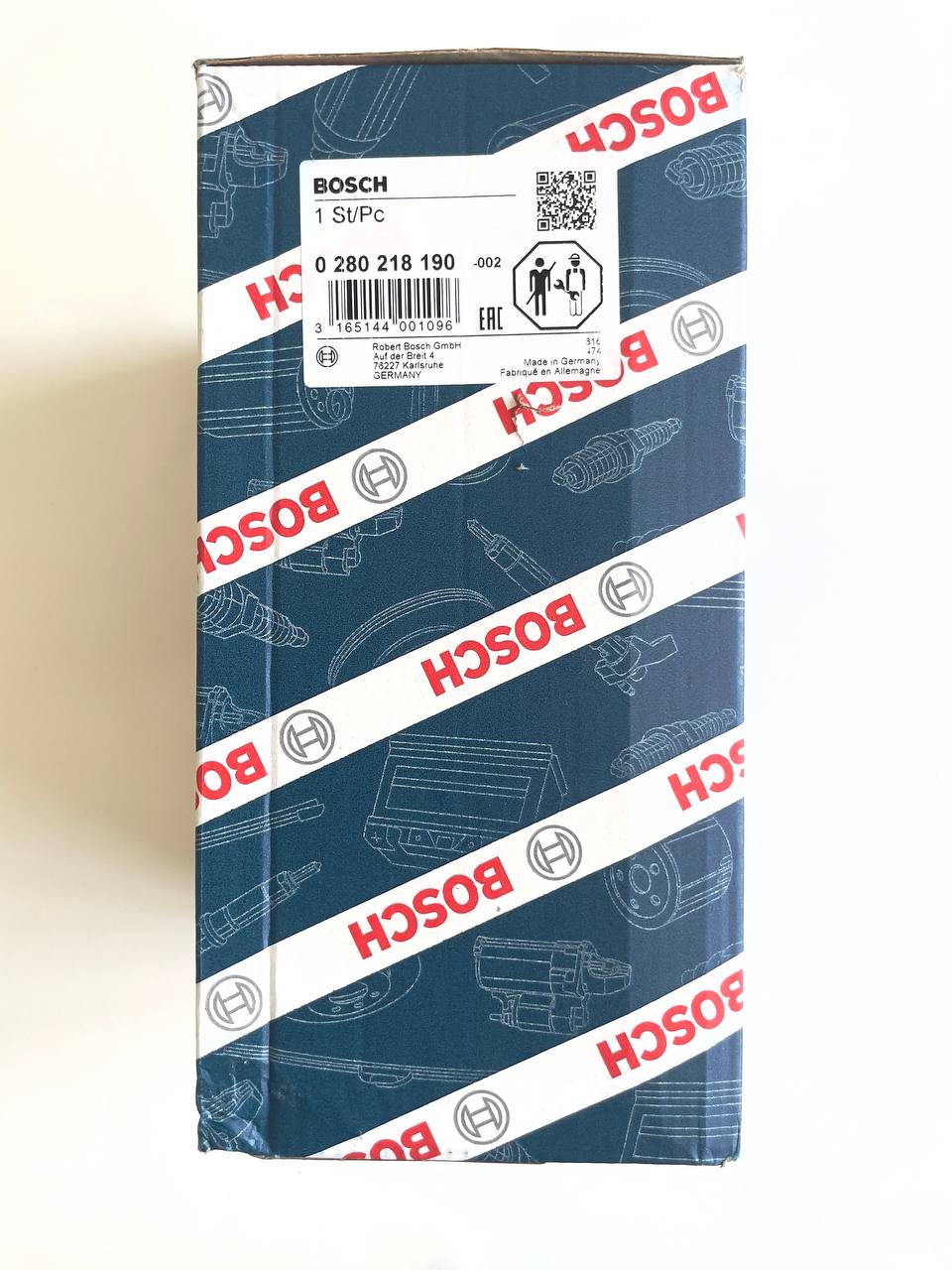 Датчик массового расхода воздуха Bosch 0280218190