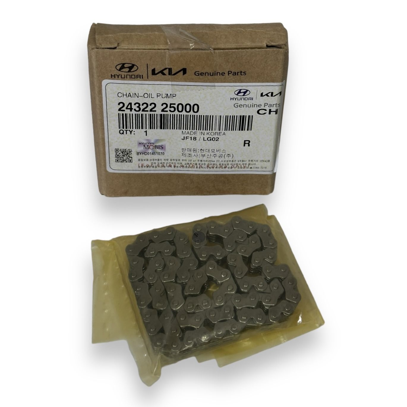 Hyundai-KIA Цепь ГРМ G4KD двурядная Genesis Coupe